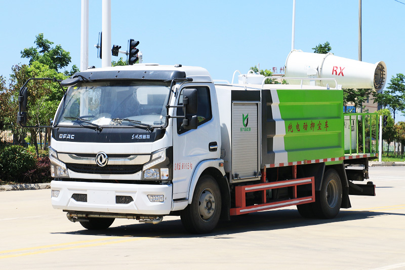 純電動(dòng)多功能抑塵車（方罐） 6.5方（霧炮30~40米）