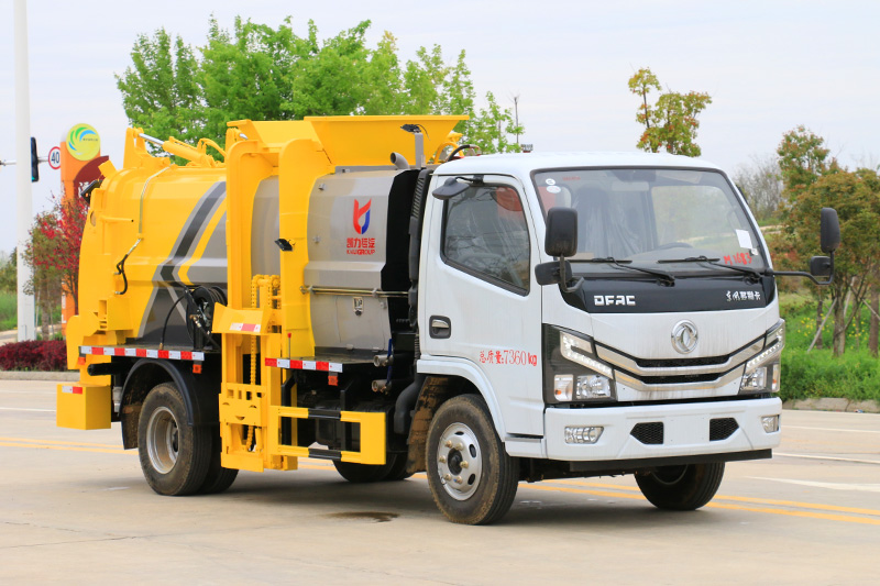 東風小多利卡餐廚垃圾車 6方-方罐