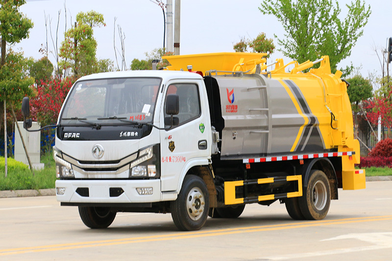 東風小多利卡餐廚垃圾車 6方-方罐