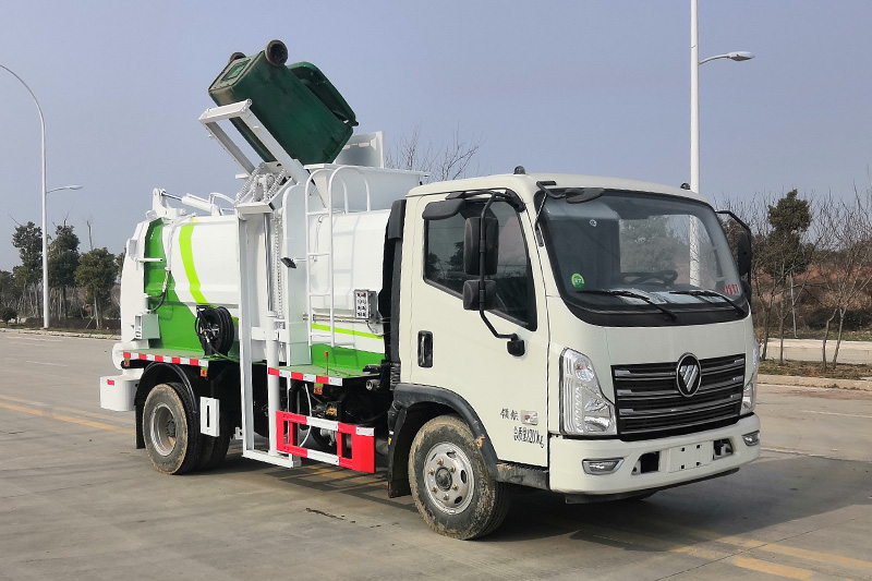 福田領航餐廚垃圾車 6方 8方-方罐