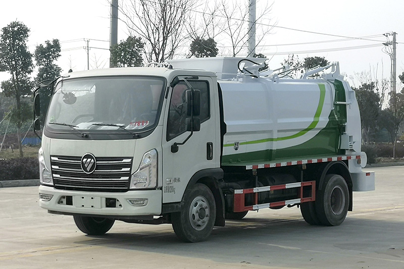 福田領航餐廚垃圾車 6方 8方-方罐