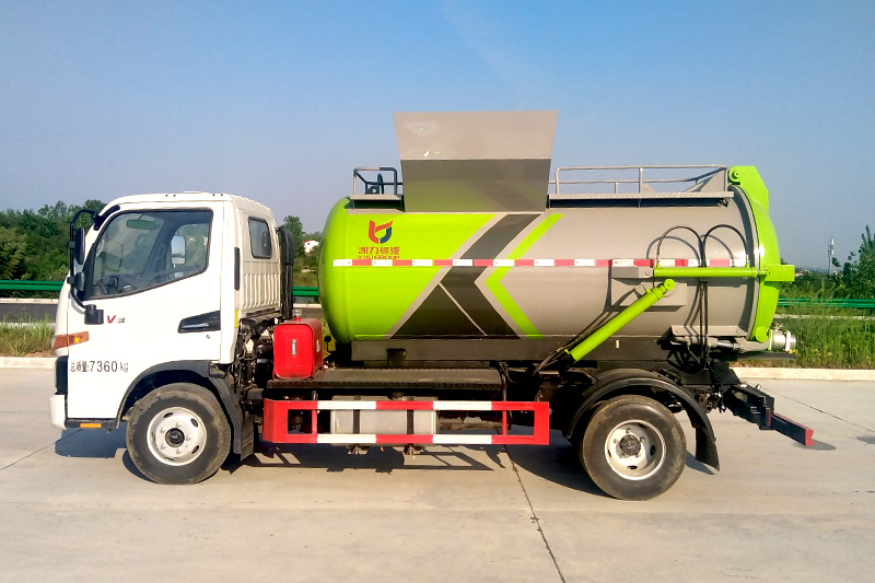 江淮駿鈴V3 餐廚垃圾車 4.5方-圓罐