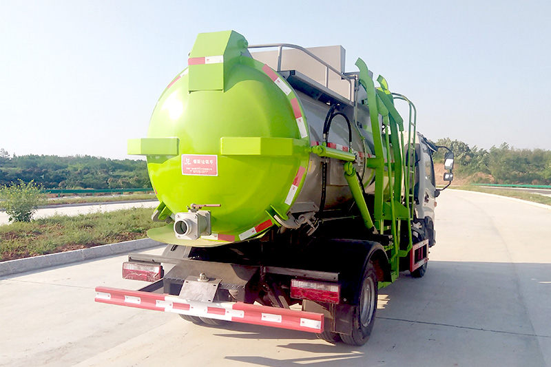 江淮駿鈴V3 餐廚垃圾車 4.5方-圓罐