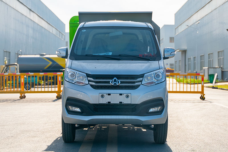 長安后單輪側(cè)裝掛桶自卸式垃圾車 3方