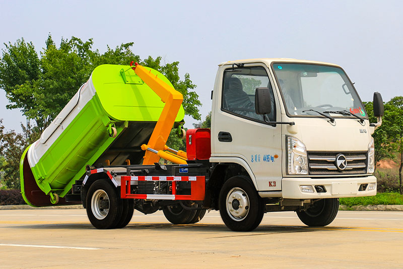 凱馬勾臂垃圾車 3方生活垃圾箱