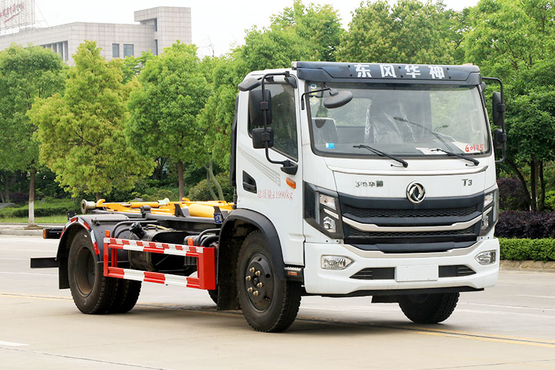 東風T3套臂垃圾車 7方建筑垃圾箱