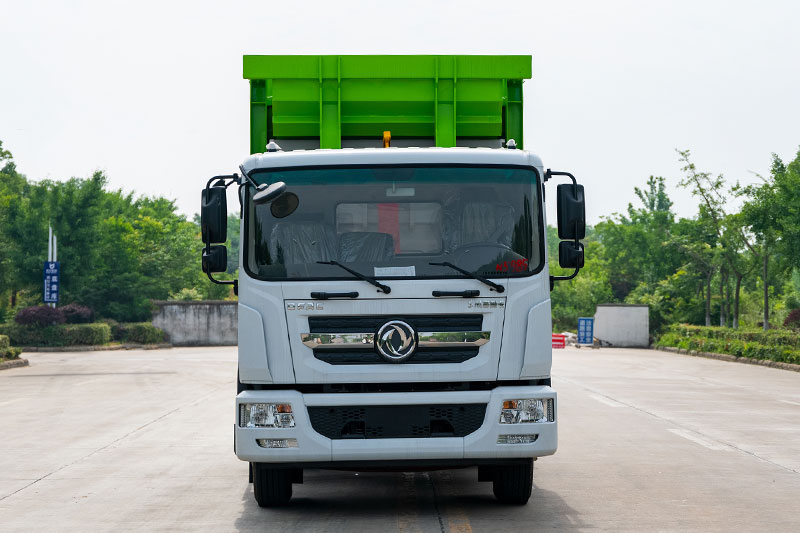 東風D9套臂垃圾車 12方建筑垃圾箱  移動壓縮垃圾站