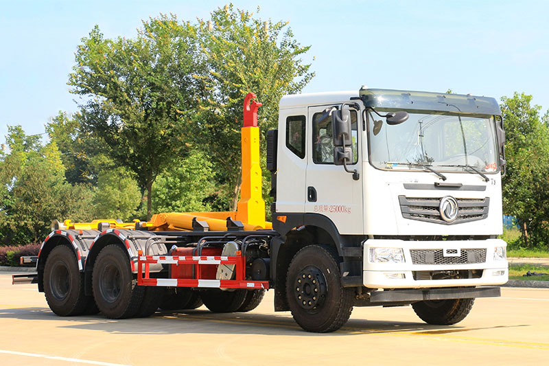 東風華神T5后雙橋套臂垃圾車 20方