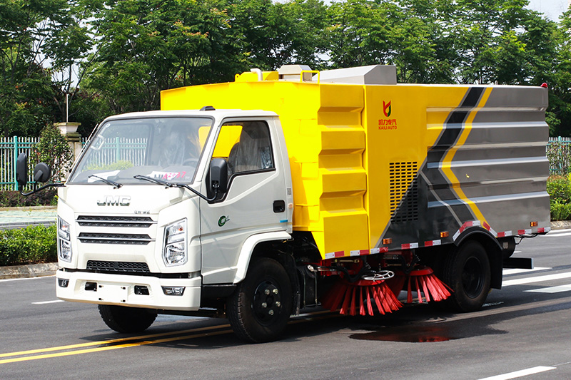 江鈴3360掃路車  4方垃圾箱 1.5方清水箱